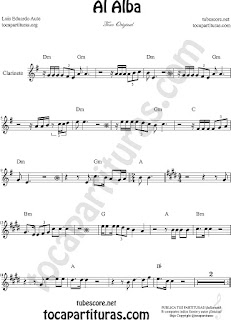  Clarinet Sheet Music for Al Alba Music Scores