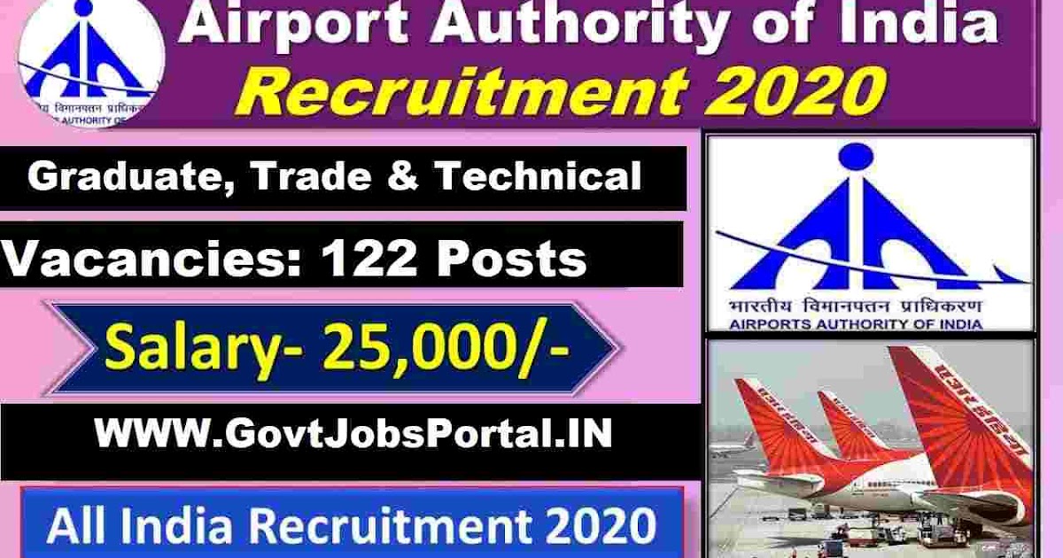AAI Apprenticeship 2020 Airport Authority of India AAI Apprenticeship 2020 Airport Authority of India
