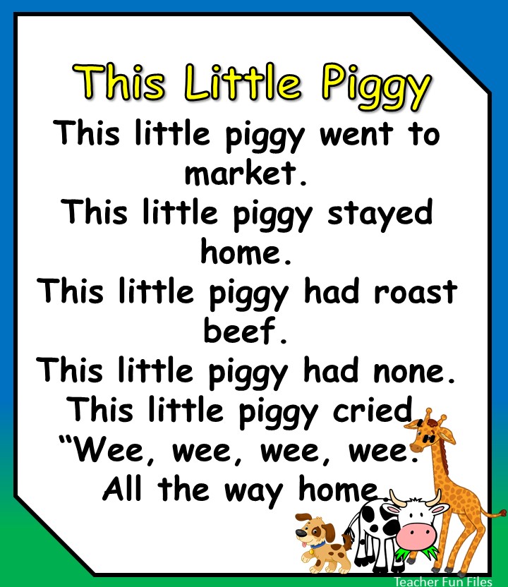 Teacher Fun Files: Animal Nursery Rhymes
