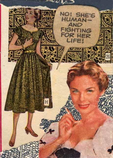 Life of a 50s housewife collages