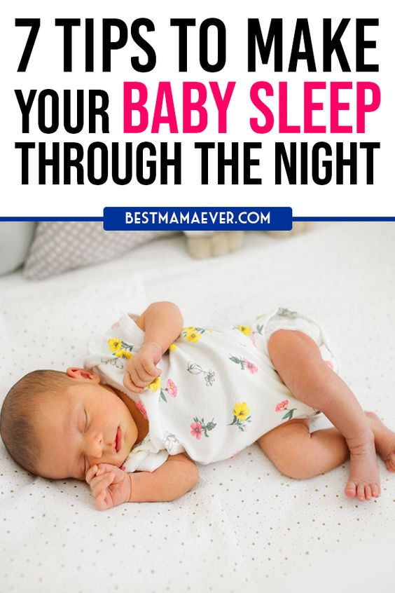 Getting Baby Sleep How to get my baby sleep through the night