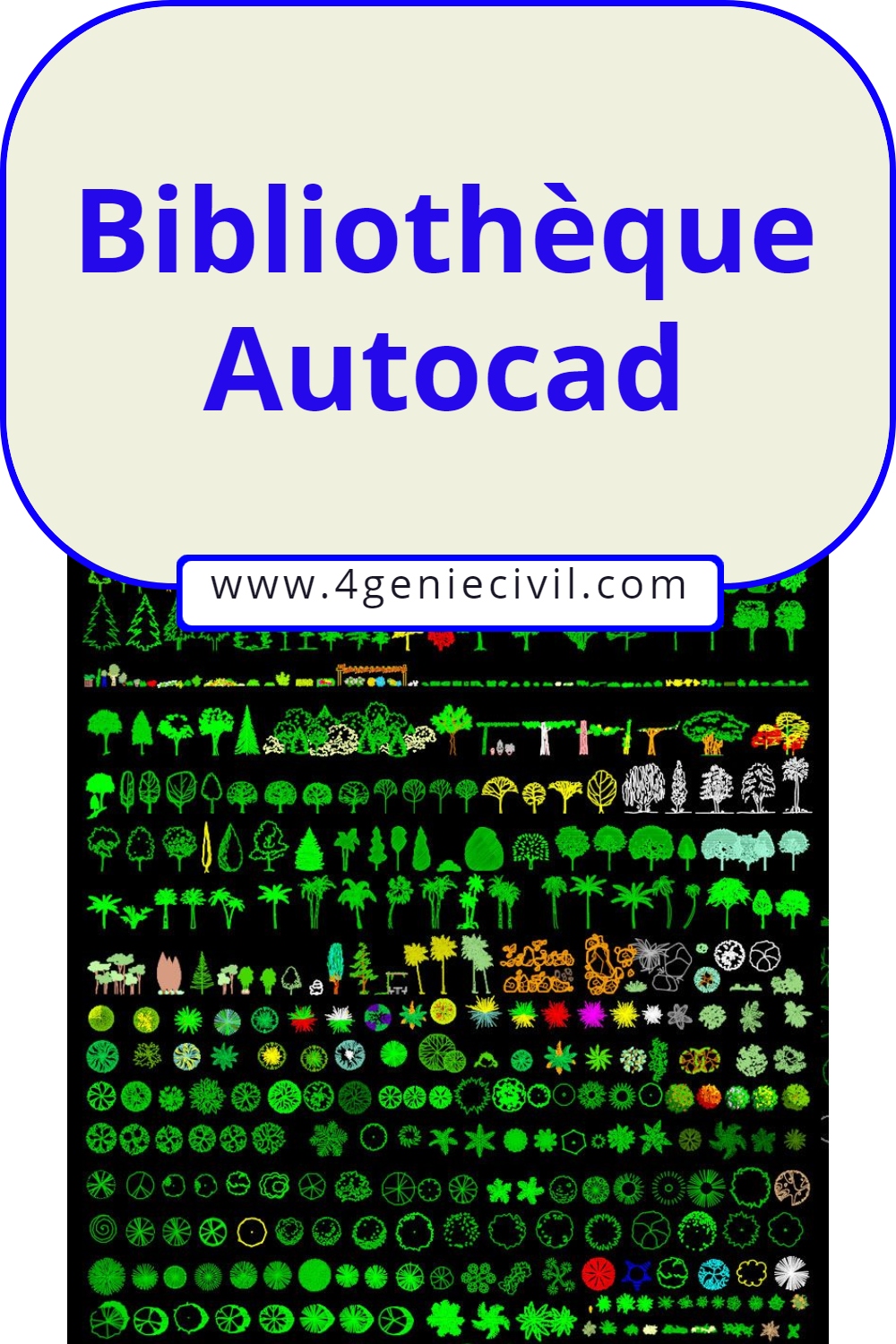 Bibliothèque autocad dwg gratuit 1