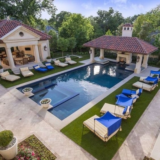 30 Beautiful Backyard Swimming Pool Designs | ARA HOME