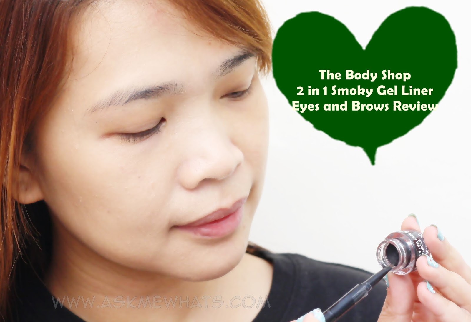 Askmewhats: AMW The Body Shop Smoky 2 in 1 Gel Liner (Eyes and