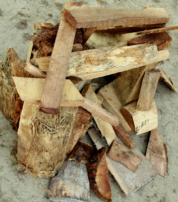 firewood sculpture