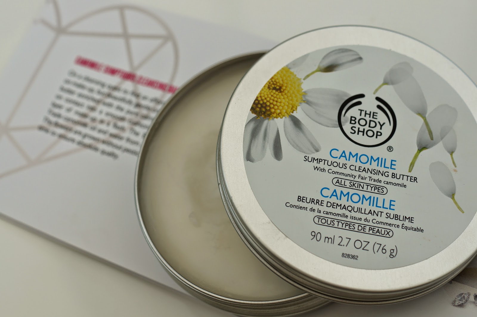 The Body Shop camomile cleansing butter