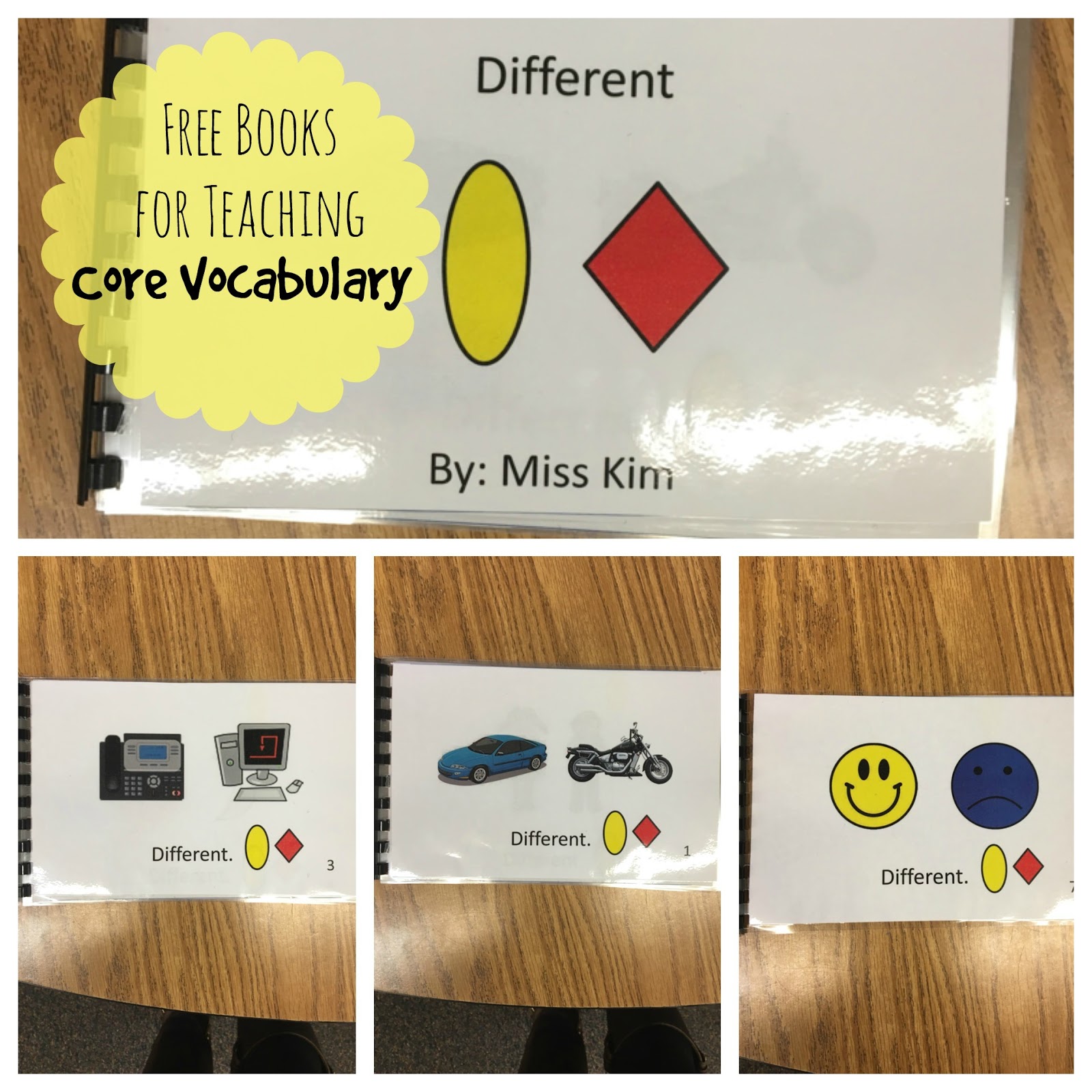 Little Miss Kim's Class {FREEBIE} "First 40" Core Vocabulary Books