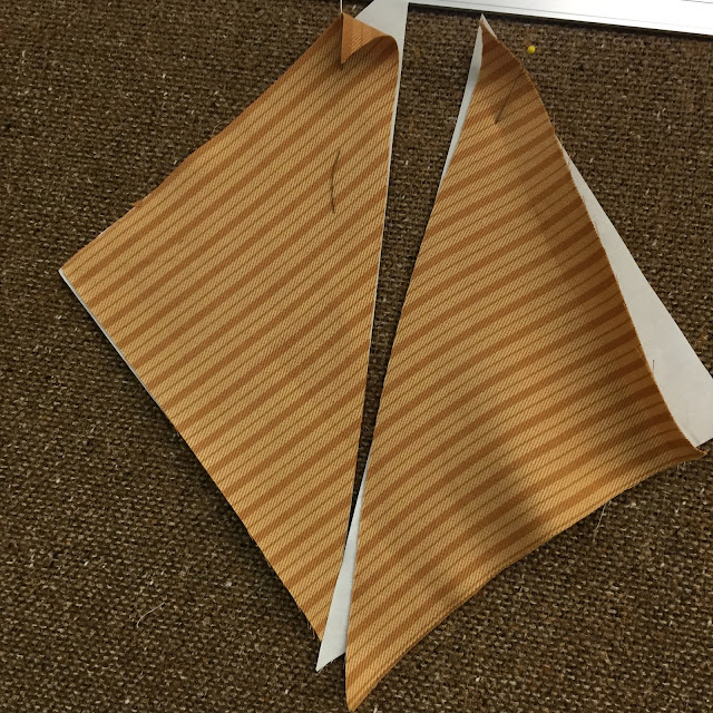 Always in Stitches at Ben's: Mini Triangle Ruler Demo and Quilt