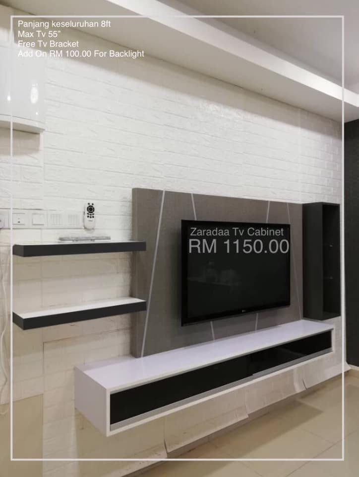 TV RM1150 HOME DECOR MALAYSIA TV WALL