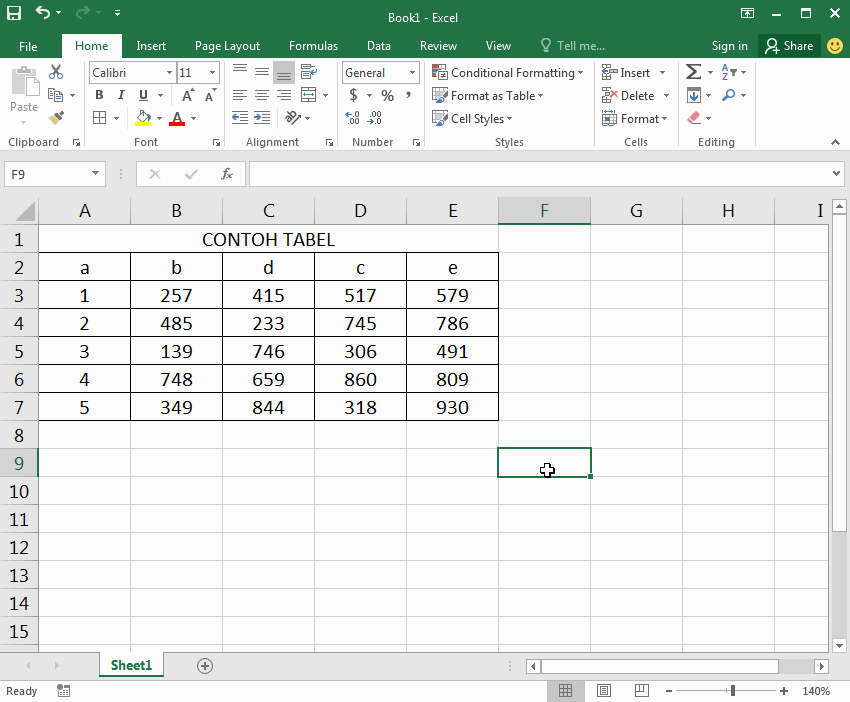Cara Membuat Kolom Excel Tidak Ikut Scrol