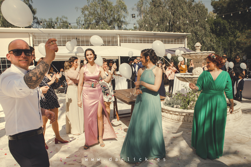 suelta de globos boda