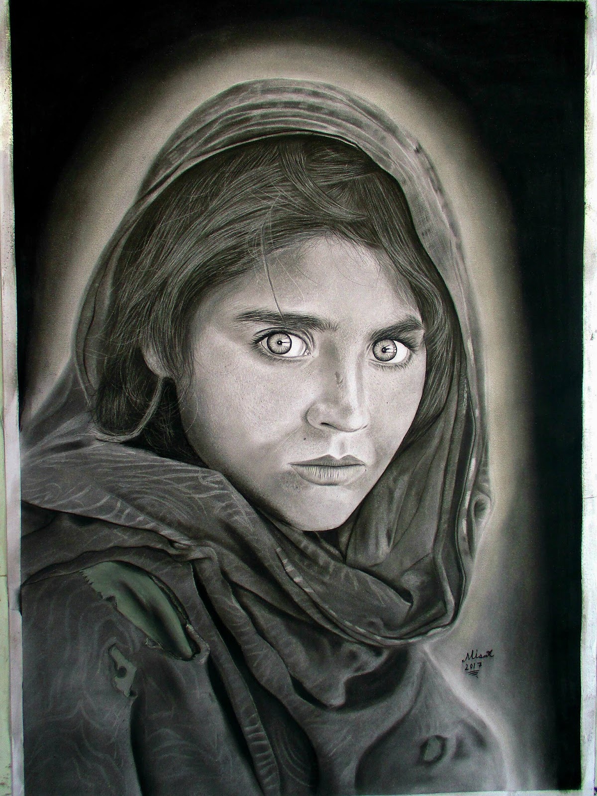 لوحات بقلم الرصاص والفحم للرسام العراقي ميسر الشنكالي رسم بالرصاص Drawing Pencil