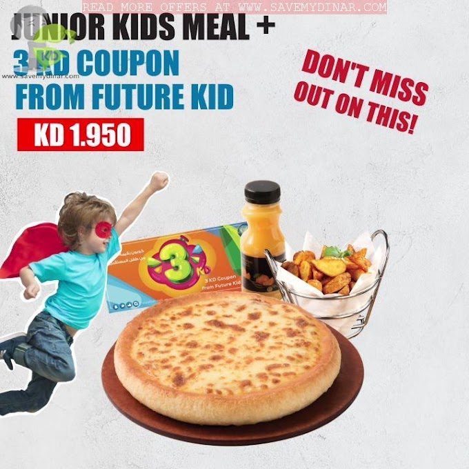 Pizzahut Kuwait - The Junior Kids Meal Offer