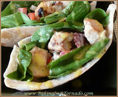 Warm Chicken Pockets | Recipe developed by www.BakingInATornado.com | #recipe #lunch