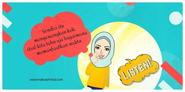 Jangan pernah merasa sendiri