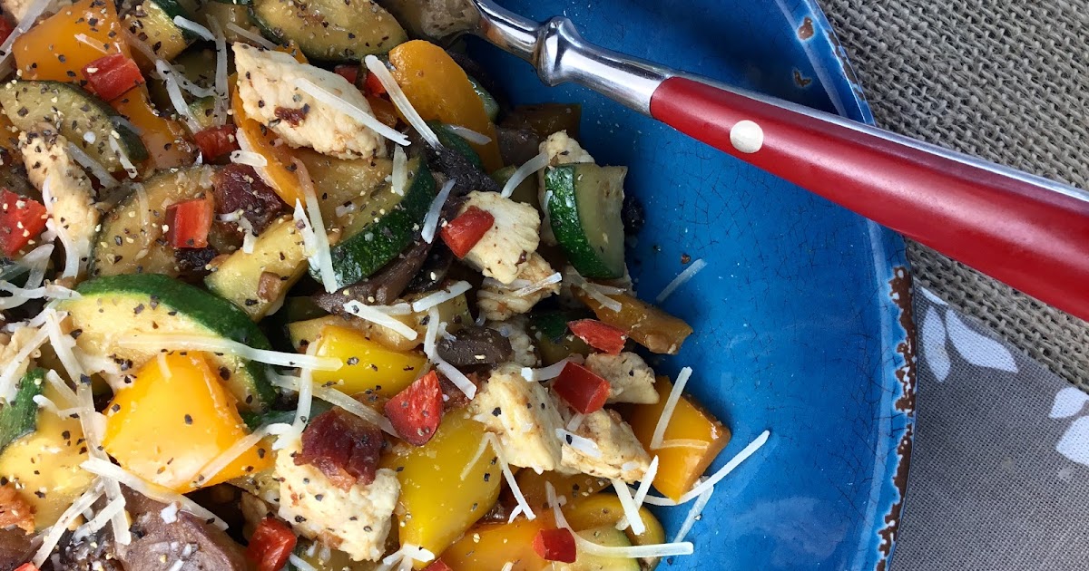 Food Fitness by Paige Keto Zucchini Stir Fry