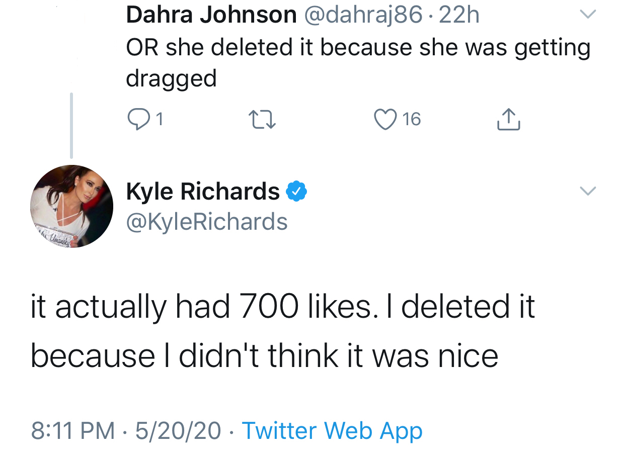 Kyle Richards Claps Back After Garcelle Beauvais And Denise Richards ...