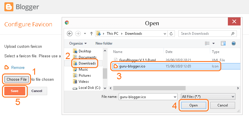 Cara Mengganti Favicon Blogger cara-mengganti-favicon-blogger