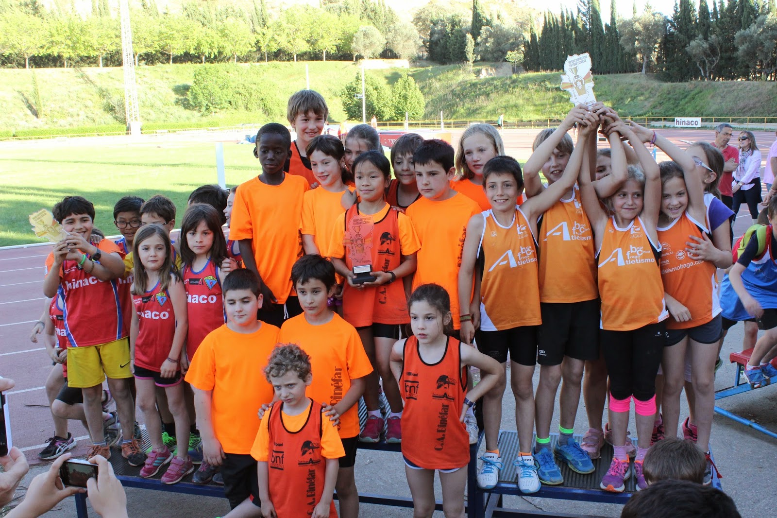 JJ DD Cto Provincial Equipos BenjamínAlevín Monzón AL Atletismo Fraga