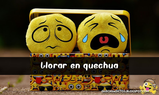 como se dice llorar en quechua