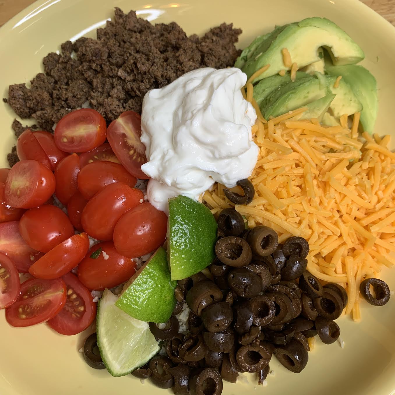 Clean Keto Cauliflower Rice Taco Bowls