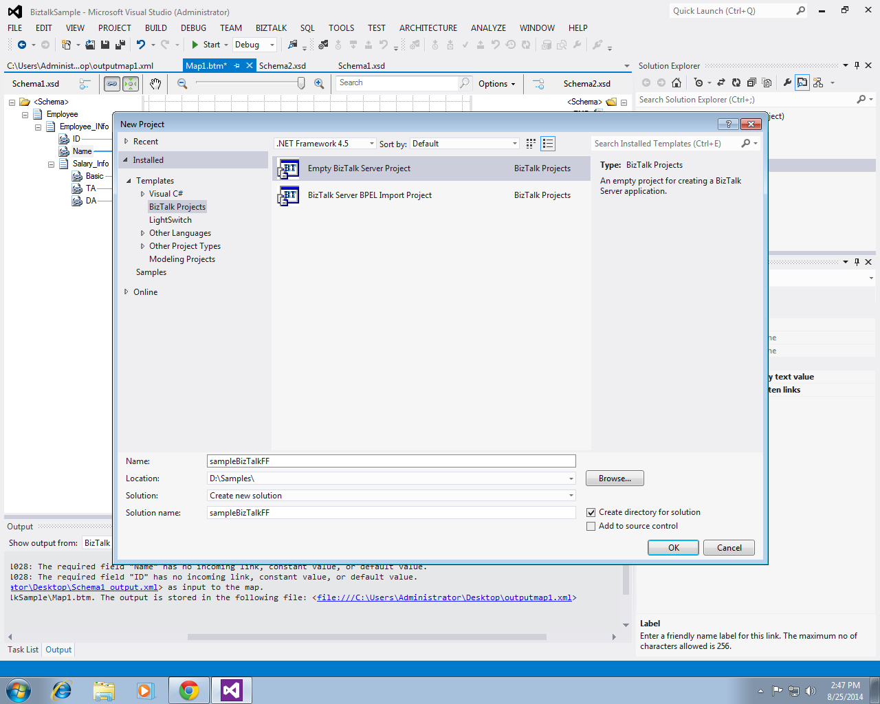 To Saurav Suman's Blog. Creating a flat file schema through a
