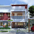 2100 sq-ft modern house with floor plan