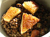 Saffron-Brandied French Lentils