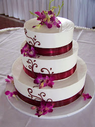 cake cakes tier three wonders purple orchids