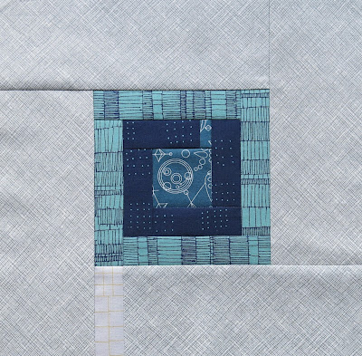 Modern sampler quilt - Block #1 - Inspired by Tula Pink City Sampler