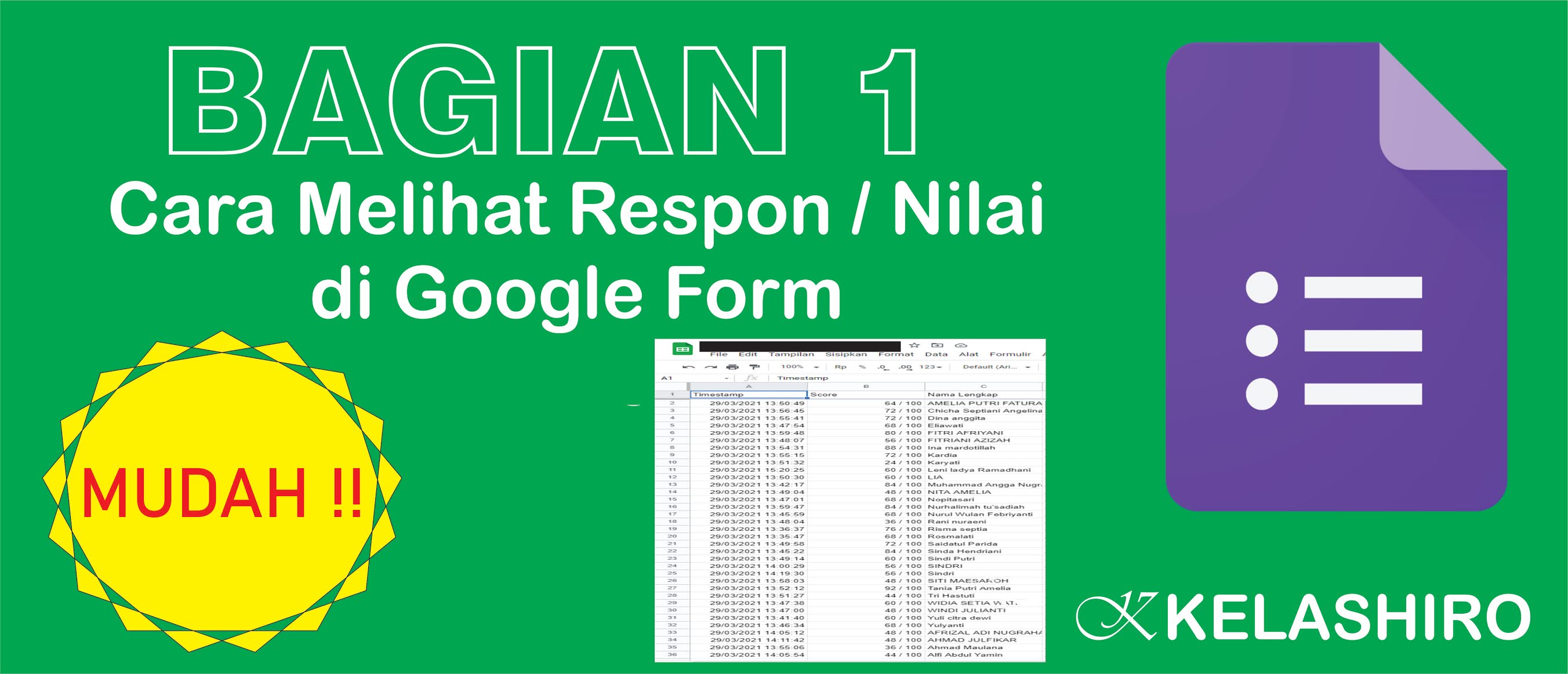 Cara Mudah Melihat Hasil Google Form, Mudah Banget ! | Kelas Hiro
