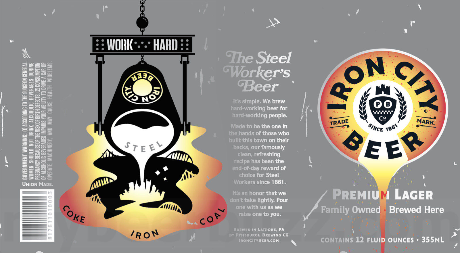 Iron City & I.C. Light Pittsburgh Pirates & Penguins Cans & Bottles