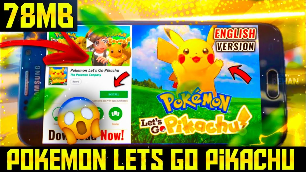 Pokemon Let S Go Pikachu Download Apk Obb For Android