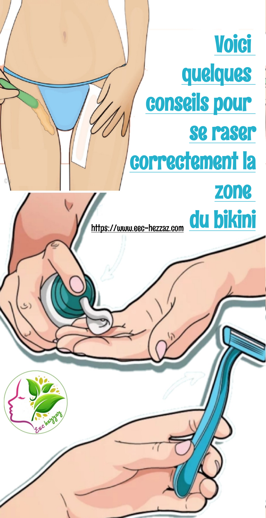 Voici quelques conseils pour se raser correctement la zone du bikini