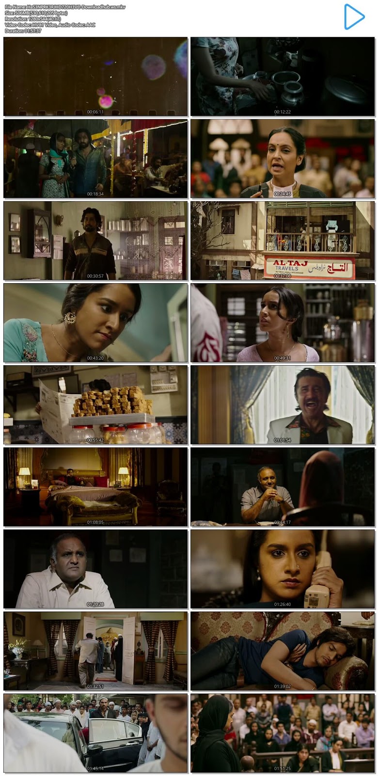 Haseena Parkar 2017 Hindi 720p HEVC HDRip