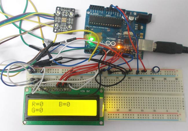 Color Detector using Arduino Uno - Internet of Things