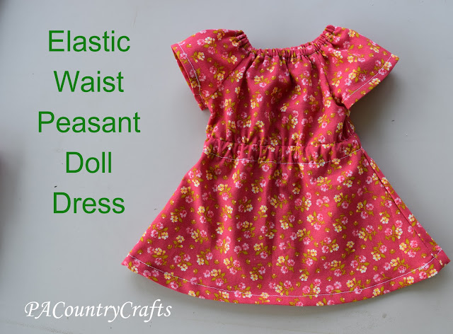 Doll Peasant Dress Pattern and Tutorial | PA Country Crafts