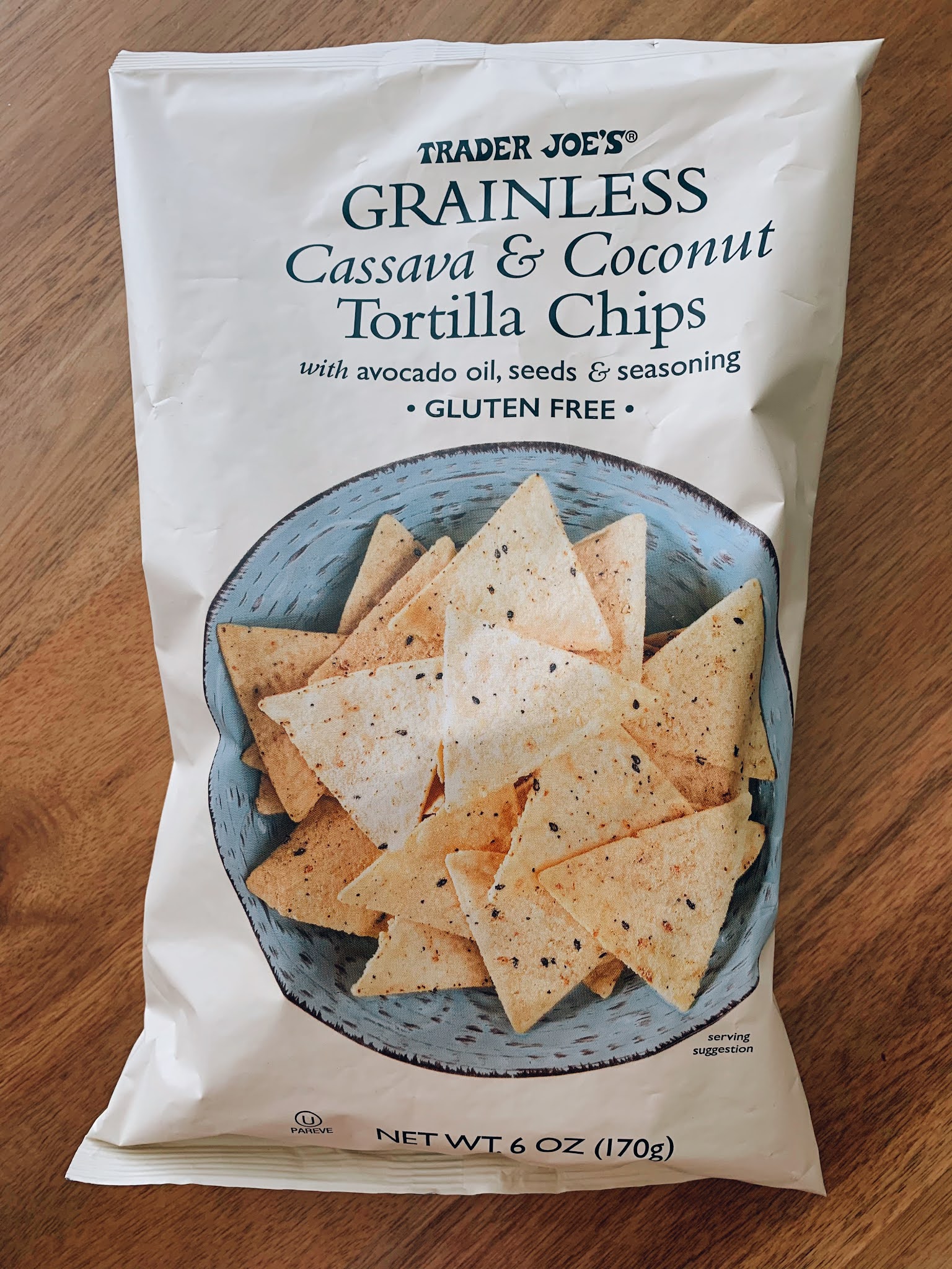 Trader Joes Grainless Cassava Coconut Tortilla Chips