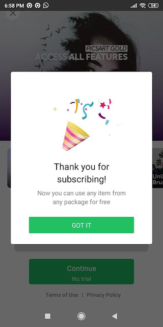 beli aplikasi edit foto di google play pakai gopay