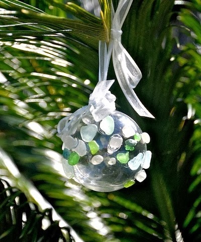 seaglass ornament