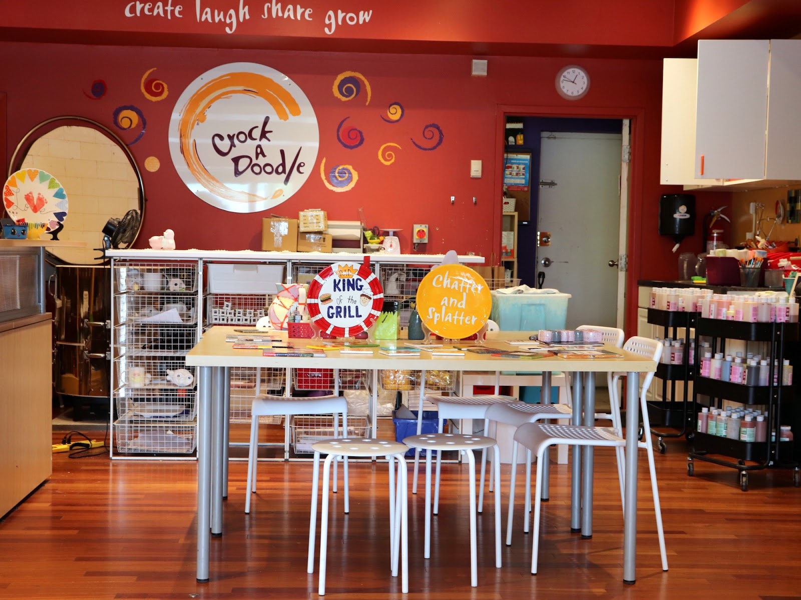 Create With Mom Pottery Painting at Crock a Doodle