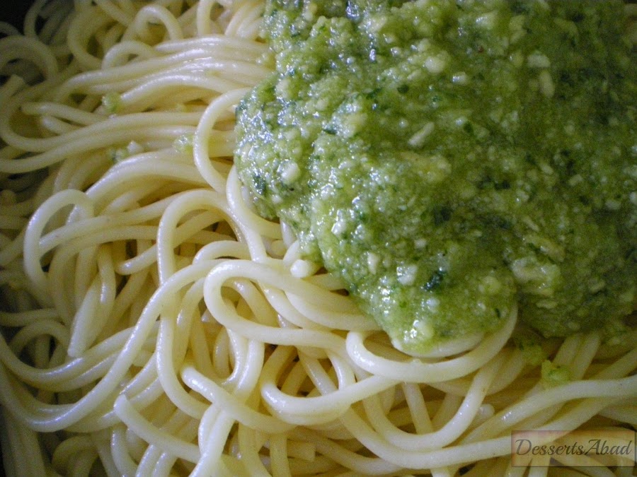 Spaghetti al pesto