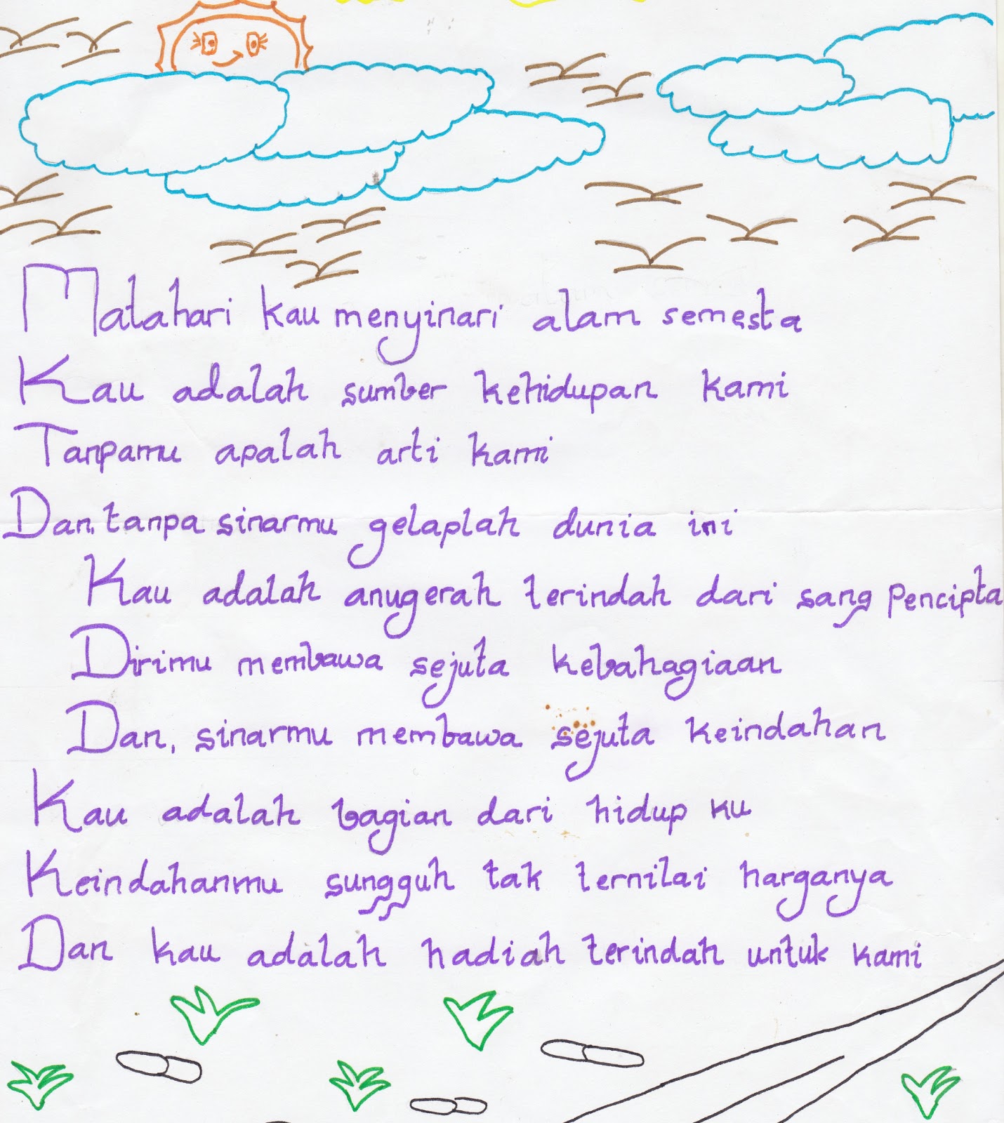 Puisi Matahari Mts Fathur Rahman Batu Sopang