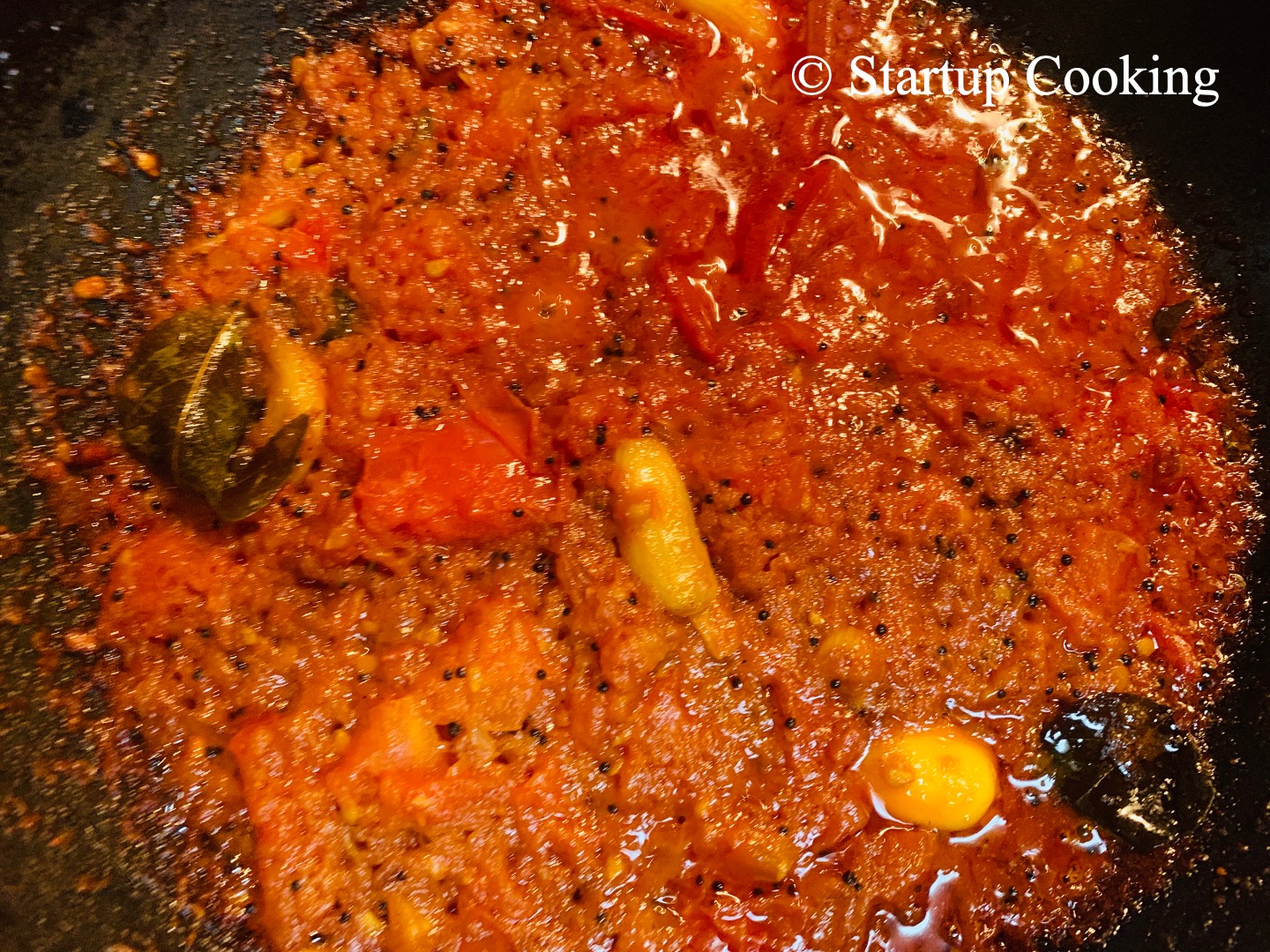 Onion Tomato 🍅 Thokku Recipe Side Dish for Breakfast Startup Cooking