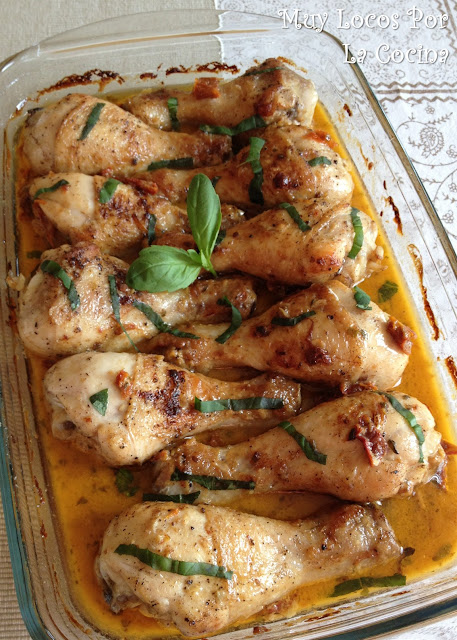 Pollo Asado con Salsa de Tomates Secados al Sol y Parmesano