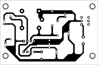 PCB pattern of the anchor light circuit