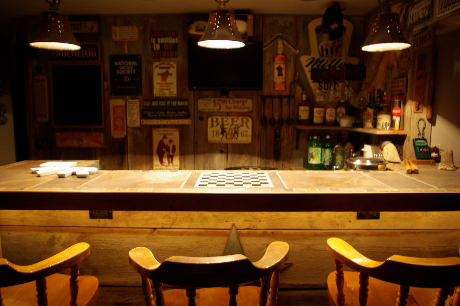 Reclaimed Rustics: Barn Wood Bar
