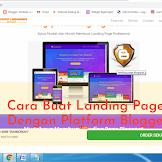 Cara Buat Landing Page dengan Platform Blogger