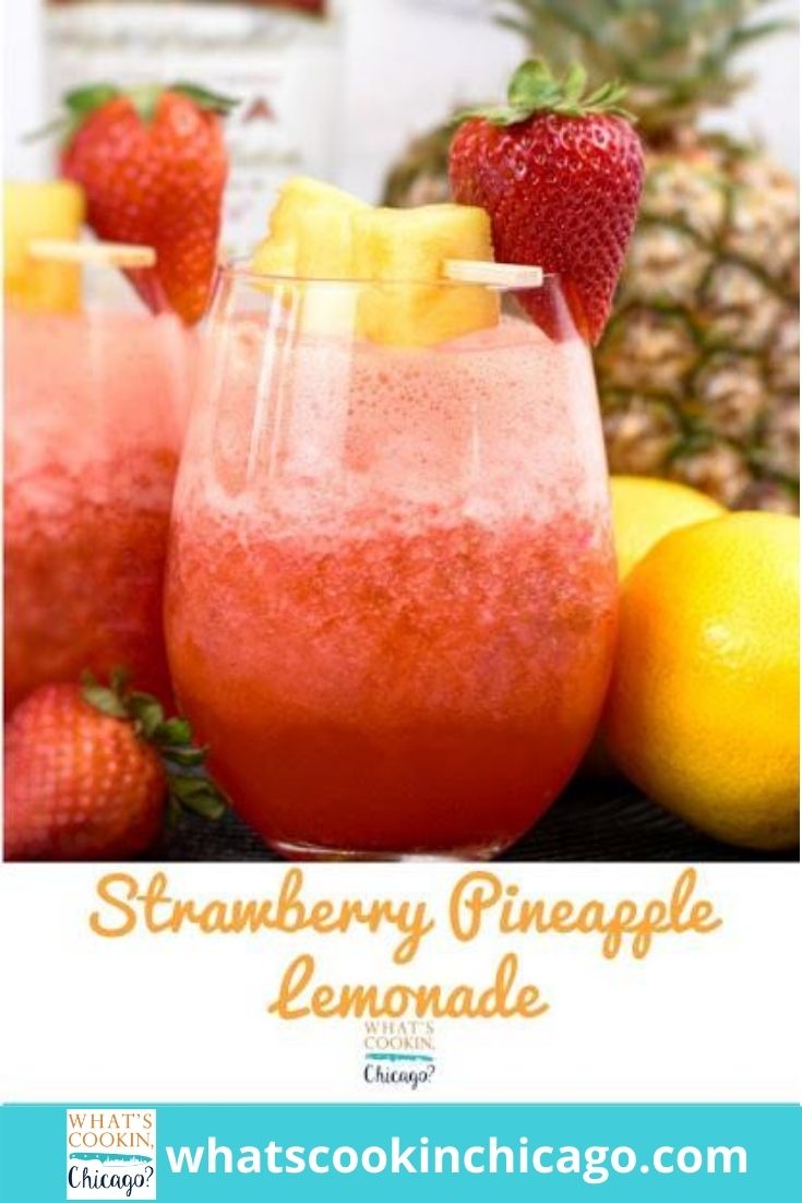 Strawberry Pineapple Lemonade | What's Cookin' Chicago
