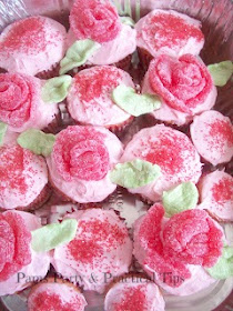 Flower Cupcakes with Gum Drop Flowers 